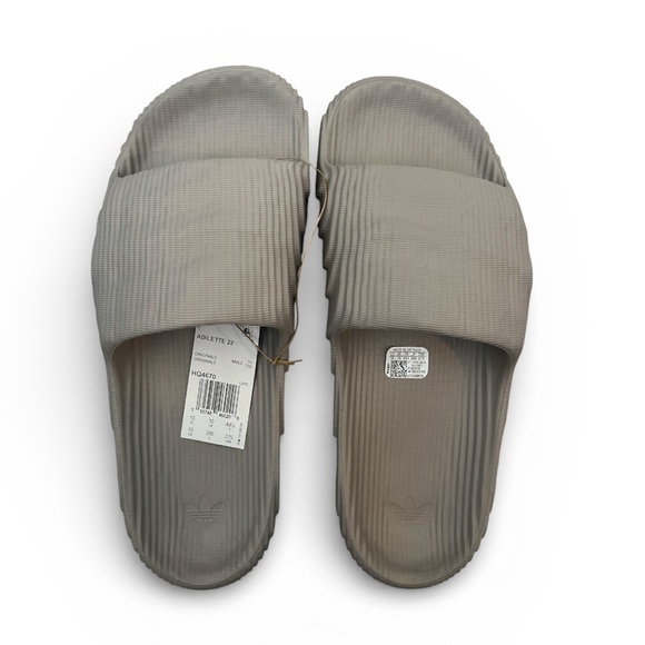 Adidas Adilette 22 Slides Brown Men’s 10 NEW IN BOX